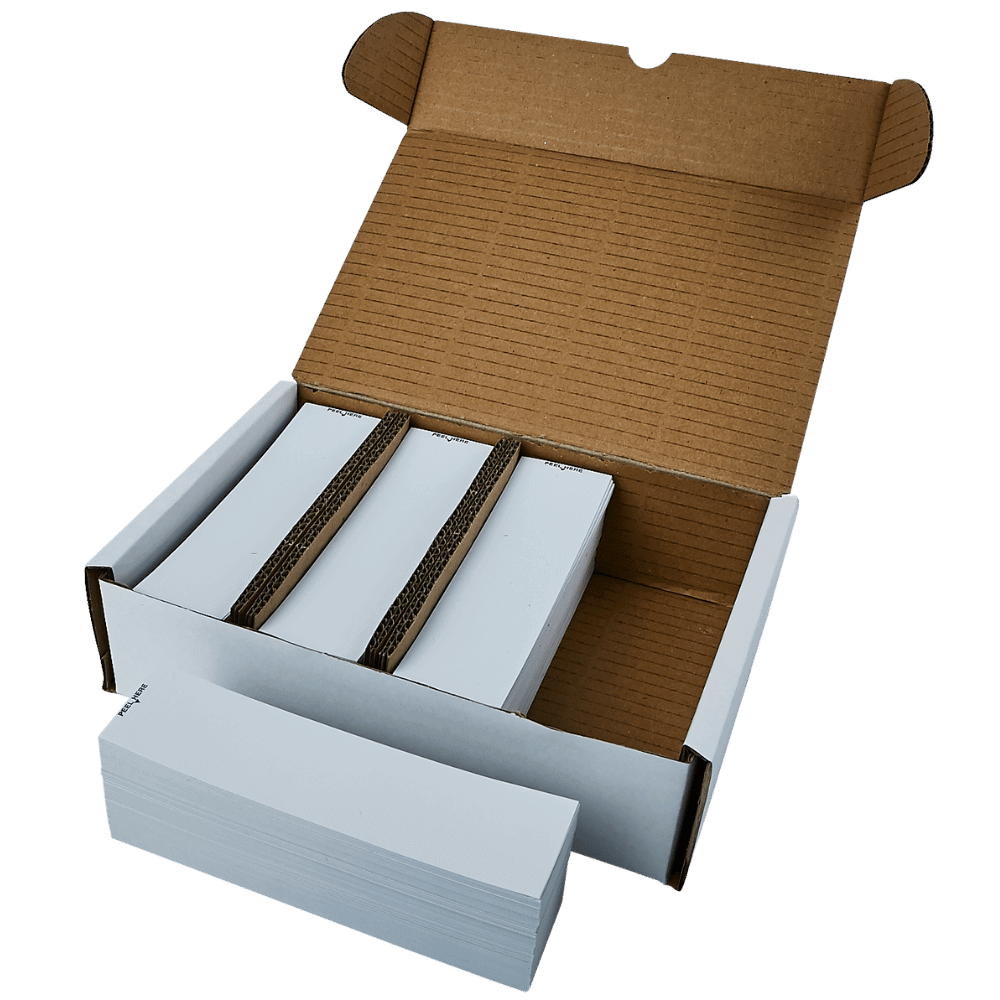 1000 Mailcoms Mailbase+ Individual Single Cut Franking Labels