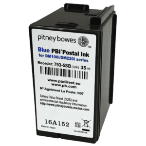 Pitney Bowes DM160i Ink Cartridge & DM220i Ink Cartridge - Original Blue