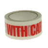 White & Red Handle With Care Packing Tape - 48mmx66m White & Red Handle With Care Packing Tape - 48mmx66m