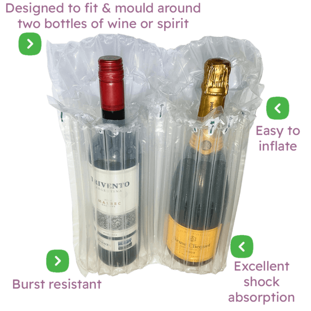 Air Packaging - Double Bottle Inflatable Packaging