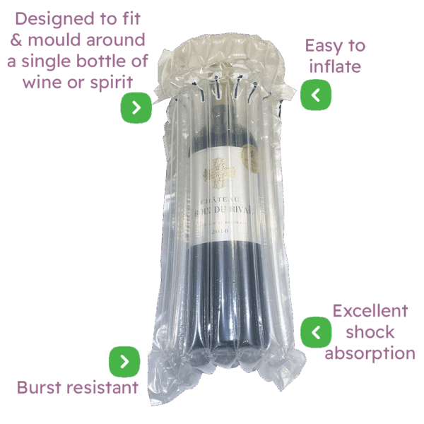 Air Packaging - Single Bottle Inflatable Packaging