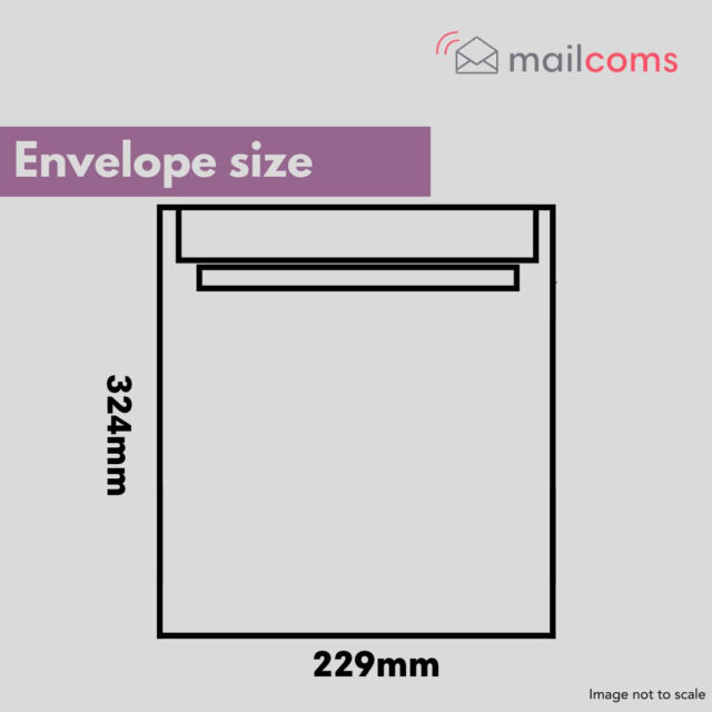 White C4 Self Seal Envelopes (324mm x 229mm)