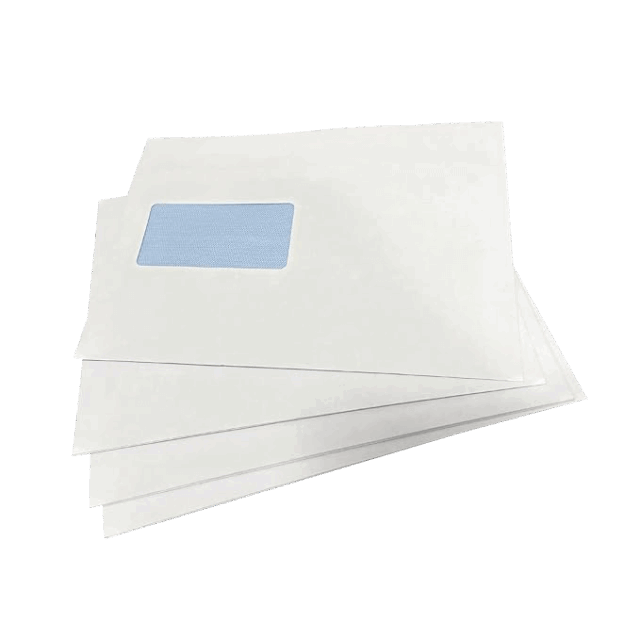 White C5+ Gummed Plain Windowed (45mm x 90mm Window) Envelopes (162mm x 235mm)