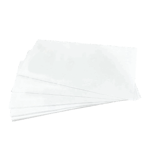 White DL+ Gummed Plain (Non Window) Envelopes (110mm x 220mm)