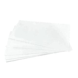 White DL+ Gummed Plain (Non Window) Envelopes (114mm x 235mm)