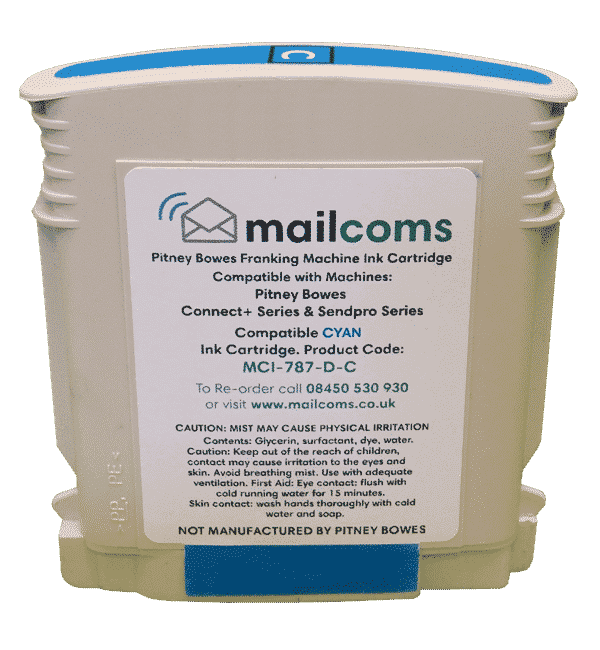 Mailcoms Connect+ 1000 / 2000 Compatible Cyan Standard Ink Cartridge
