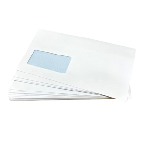 White C5 Windowed (45mm x 90mm) Self Seal Envelopes (162mm x 229mm)