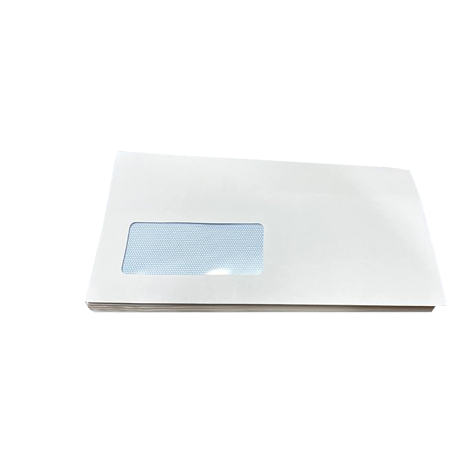 White DL Windowed (35mm x 90mm) Self Seal Envelopes (110mm x 220mm)