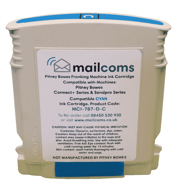 The Mailing Room TMR c1000 / c2000 / c3000 Compatible Cyan Standard Ink Cartridge