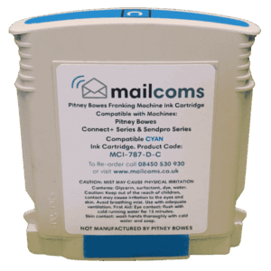 The Mailing Room TMR s1000 / s1500 / s2000 / s3000 Compatible Cyan Standard Ink Cartridge The Mailing Room TMR s1000 / s1500 / s2000 / s3000 Compatible Cyan Standard Ink Cartridge