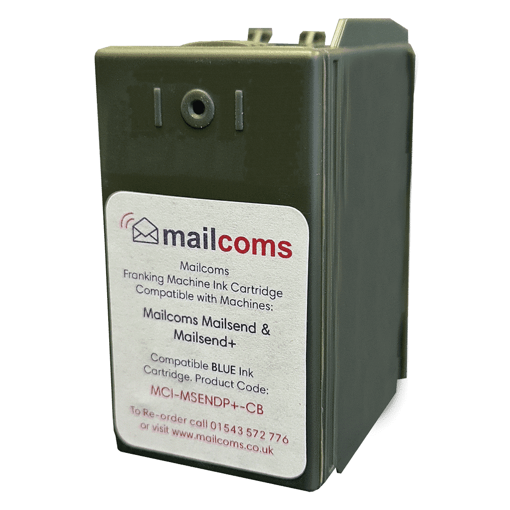 Mailcoms Mailsend Blue Ink Cartridge