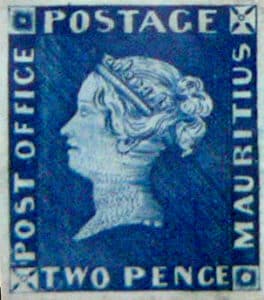 Two Pence Blue Stamp Two Pence Blue Stamp