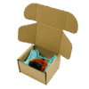 Brown PiP Small Parcel Postal Box - 110x100x70mm