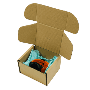 Brown PiP Small Parcel Postal Box - 110x100x70mm