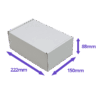 White PiP Small Parcel Postal Box - 222x150x88mm - Packs of 10, 25 & 50