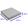 White PiP Small Parcel Postal Box - 240x240x40mm - Packs of 10, 25 & 50