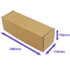 Brown PiP Small Parcel Postal Box - 340x110x110mm - Packs of 10, 25 & 50