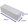 White PiP Small Parcel Postal Box - 340x110x110mm - Packs of 10, 25 & 50