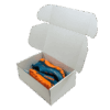 White PiP Small Parcel Postal Box - 375x255x150mm - Packs of 25 & 50