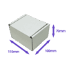 White PiP Small Parcel Postal Box - 110x100x70mm