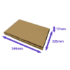 Brown PiP Large Letter Postal Box - 344x235x20mm - Packs of 10, 25 & 50