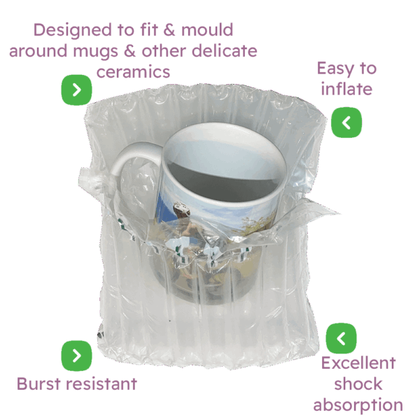 Air Packaging - Ceramics & Mugs Inflatable Packaging