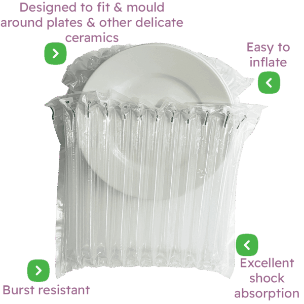 Air Packaging - Ceramics & Plates Inflatable Packaging