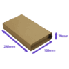 Book Wrap Mailers - 248x165x70mm