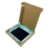 Brown PiP Small Parcel Postal Box - 240x240x40mm