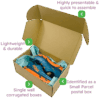 Brown PiP Small Parcel Postal Box – 375x255x150mm Infographic Brown PiP Small Parcel Postal Box – 375x255x150mm Infographic