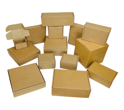 Brown Postal Cardboard Boxes