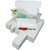 Single Bottle Air Packaging Kit - Includes Air Cushioning Bags, White Postal Boxes & Hand Pump