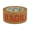 Rolls Of Paper Kraft Fragile Packing Parcel Tape - 48mmx50m - Packs Of 6 & 36