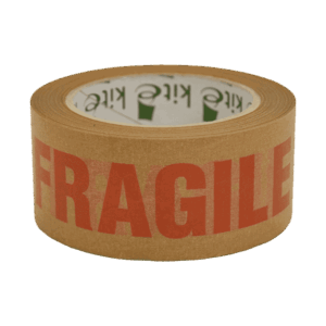 Rolls Of Paper Kraft Fragile Packing Parcel Tape - 48mmx50m - Packs Of 6 & 36