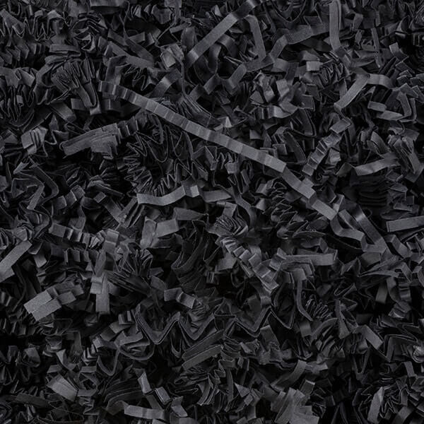 Black ZigZag Shredded Paper (4mm)