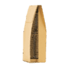 Brown Flexi-Hex Pinch Top Box - 120x120x395mm