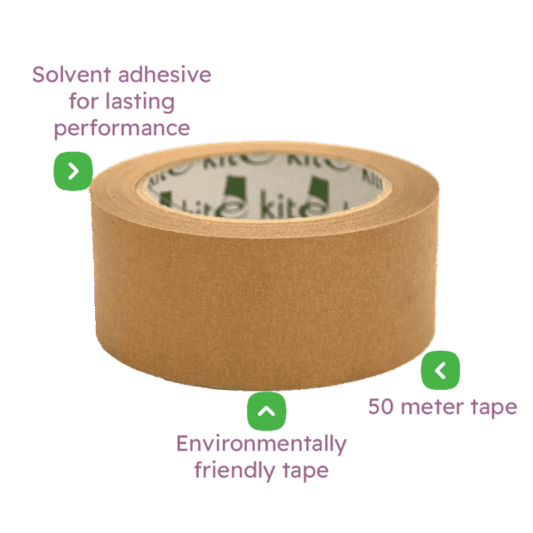Paper Kraft Packing Parcel Tape - 48mmx50m Paper Kraft Packing Parcel Tape - 48mmx50m