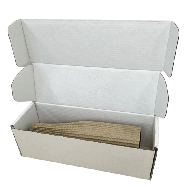 Single Bottle Corrugated Bottle Sleeve Kit – Includes Corrugated Bottle Sleeve & White Postal Boxes - Image 5