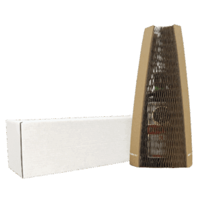 Single Bottle Flexi-Hex Bottle Sleeves Kit – Includes Flexi-Hex Bottle Sleeves & White Postal Boxes