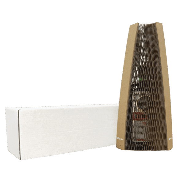 Single Bottle Flexi-Hex Bottle Sleeves Kit – Includes Flexi-Hex Bottle Sleeves & White Postal Boxes