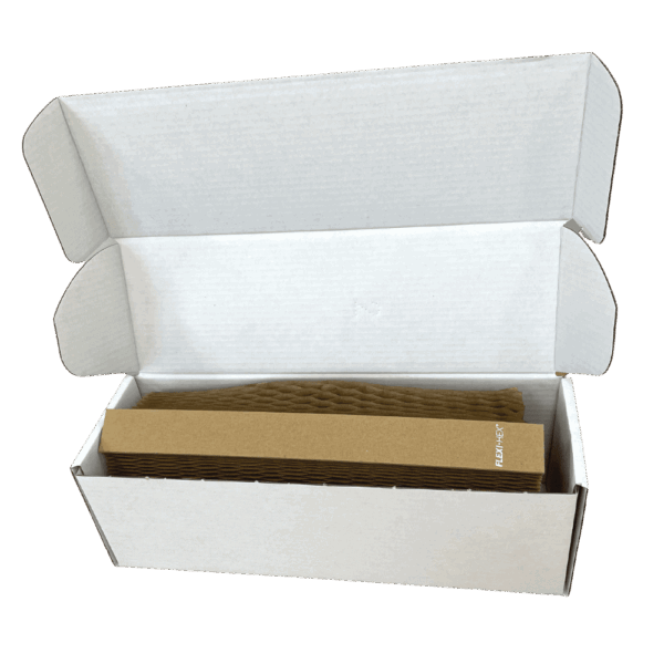 Single Bottle Flexi-Hex Bottle Sleeves Kit – Includes Flexi-Hex Bottle Sleeves & White Postal Boxes