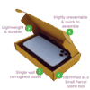 Brown PiP Small Parcel Postal Box - 180x120x30mm Infographic