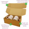 Brown PiP Small Parcel Postal Box - 250x150x100mm Infographic