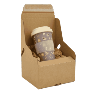 Brown E-Commerce Postal Box - 160x150x75mm