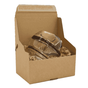 Brown E-Commerce Postal Box - 222x150x88mm