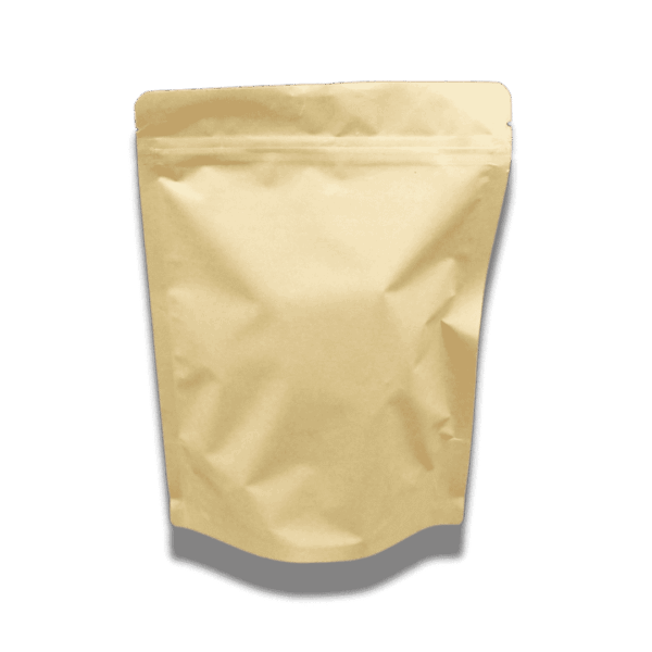 Brown Paper Stand-Up Pouches - 190x260x100mm - Large Gusset Brown Paper Stand-Up Pouches - 190x260x100mm - Large Gusset