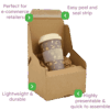 Brown E-Commerce Postal Box - 160x150x75mm Infographic Brown E-Commerce Postal Box - 160x150x75mm Infographic