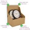 Brown E-Commerce Postal Box - 375x255x150mm Infographic Brown E-Commerce Postal Box - 375x255x150mm Infographic