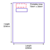 Custom Franking Logo for C4 Windowed Self Seal Envelopes (324mm x 229mm) - Box of 250