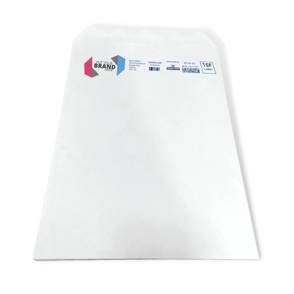 Custom Franking Logo for C4 Non-Windowed Self Seal Envelopes (324mm x 229mm) - Box of 250